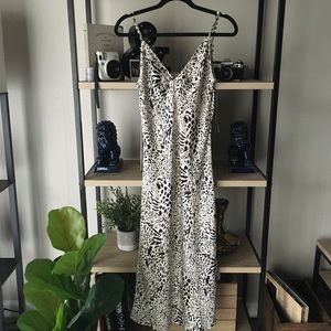 Animal Print Slip Dress